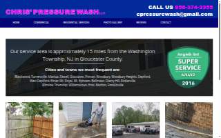 Chris' Pressure Wash LLC website
