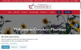 Crosskeys Pharmacy website