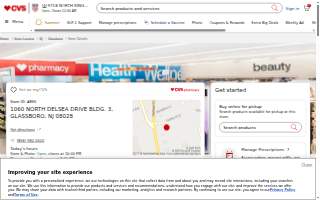 CVS Pharmacy of Glassboro website