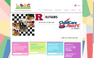 Learn With Me Daycare website