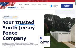 Liberi Fence, LLC website