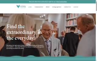 Viva Senior Living at Cross Keys website