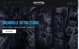 Dreamville Tattoo Studio website