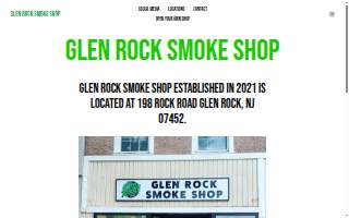 Glen Rock Smoke Shop website