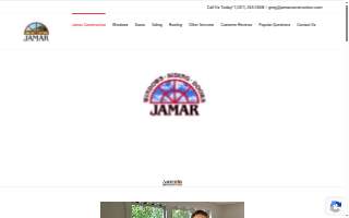 Jamar Construction A Leader in Siding, Doors and Windows Solutions website