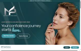 MP Aesthetics NJ website