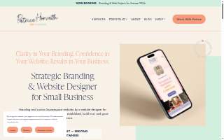 Patrice Horvath Art & Design | Logo & Branding Design, Squarespace Web Design website