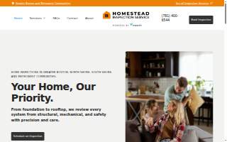 Homestead Inspection Services website