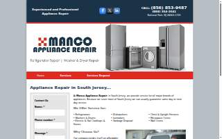 Manco Appliance Repair website