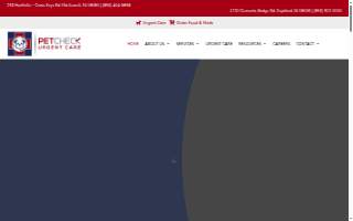 Pet Check Urgent Care of Gloucester City website