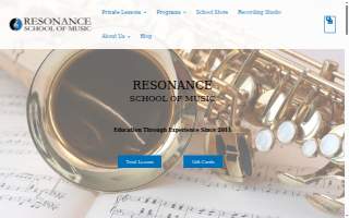 Resonance School of Music website