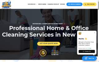 Sunshine Clean Pros Residential & Commercial Cleaning of Gloucester City website