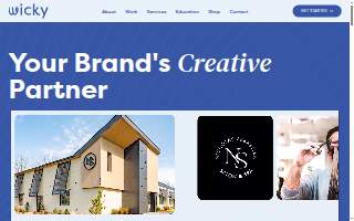 Wicky Design website