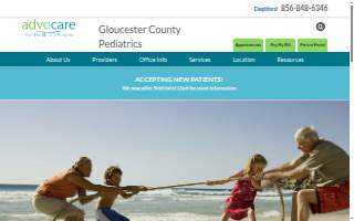 Gloucester County Pediatrics website
