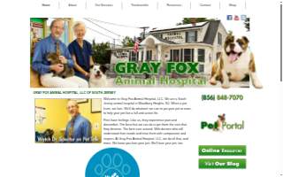 Gray Fox Animal Hospital website