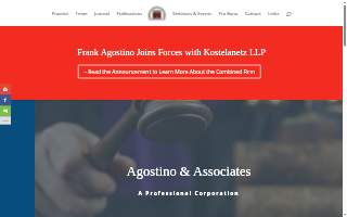 Agostino and Associates, PC website