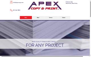 Apex Copy & Print LLC website
