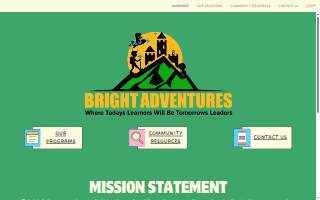 Bright Adventures website