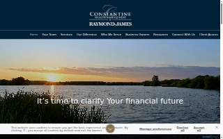 Constantine Wealth Management of Raymond James website