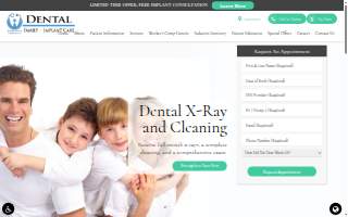 Hackensack Emergency Dental and Implant Center website