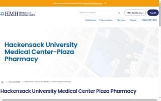 Hackensack University Medical Center-Plaza Pharmacy website