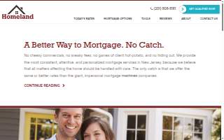 Homeland Lending, LLC of Hackensack website