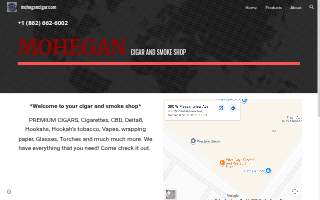 Mohegan Cigar and Smoke Shop website