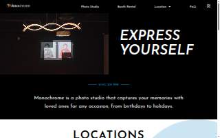 Monochrome Studio of Hackensack website