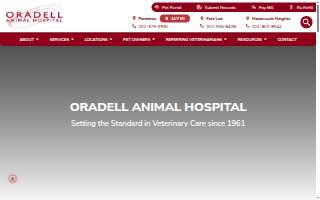 Oradell Veterinary Group of Hasbrouck Heights website