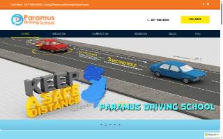 Paramus Driving School of Hackensack website