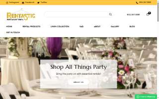 Rentastic Party Rentals NJ-NY of Ridgefield Park website