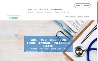 Summit Avenue Medical website