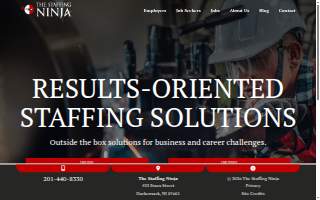 The Staffing Ninja website
