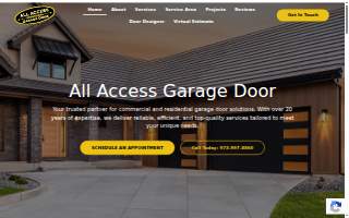 All Access Garage Door website