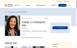 Cindy Codispoti, DO website