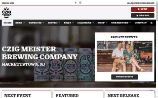 Czig Meister Brewing website