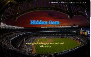 Hidden Gem Sports Collectibles website