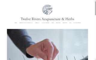 Twelve Rivers Acupuncture website