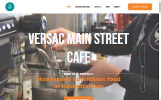 Versac Main Street Cafe website