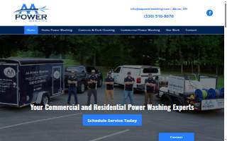 A&A Powerwashing website