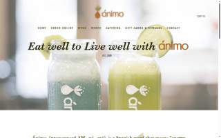 Animo Juice & Burrito Bar website