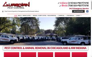 Guardian Preventative Termite & Pest Control website