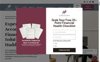 Haddonfield Accounting website