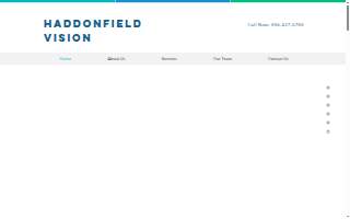 Haddonfield Vision website