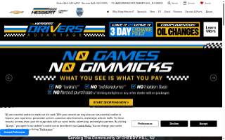 Hessert Chevrolet of Cherry HIll website