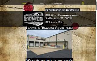 Nevermore Ink website