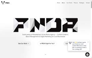 PNDA Creative website