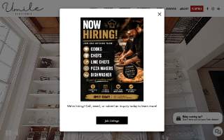 Umile Trattoria website