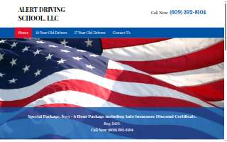 Alert Driving School website