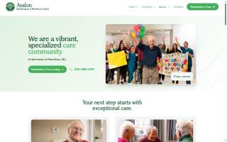 Avalon Rehabilitation & Healthcare Center of Hamilton website